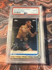 Marketplace image: 2019 Topps Chrome Max Holloway Superfractor 1/1 PSA 10