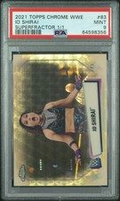 Current marketplace image for 2021 Topps Chrome WWE #83 Io Shirai Superfractor 1/1