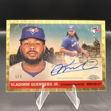 Marketplace image: 2025 Topps Chrome Platinum City Variation Auto Superfractor Vlad Guerrero Jr 1/1