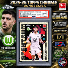 Marketplace image: Konstantinos Koulierakis 1/1 PSA LE-22 - 2025-26 TOPPS Chrome Bundesliga