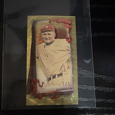 Marketplace image: Topps 2026 Allen & Ginter Walter Johnson The World's Champion 1/1 Superfractor