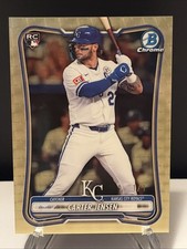 Current marketplace image for 2026 Bowman Chrome #95 Carter Jensen Superfractor 1/1