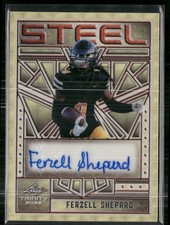 Marketplace image: Ferzell Shepard 2025 Leaf Trinity Steel Superfractor Auto 1/1