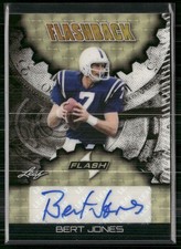 Marketplace image: Bert Jones 2025 Leaf Flash Flashback Superfractor Auto 1/1