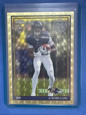 Marketplace image: Topps 2026 Flagship 35th Anniversy 1/1 SUPERFRACTOR Ja’KOBI LANE RC#31 Ravens.