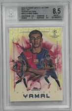 Marketplace image: Lamine Yamal 2024-25 Topps Finest UCC 1/1 Skill Set BGS 8.5 Superfractor #SK-3