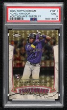 Marketplace image: 2025 Chrome Youthquake Superfractor 1/1 Adael Amador PSA 9 MINT Rookie RC 04cw