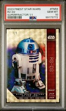 Marketplace image: 2023 Topps Finest R2-D2 Superfractor 1/1 PSA 10