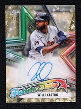 Marketplace image: 2021 Topps Chrome Future Stars Superfractor 1/1 Willi Castro #FSA-WC Auto 2b6