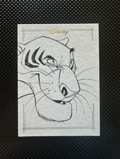 Marketplace image: 2026 Topps Chrome Disney Gary Shipman Sketch Cards Shere khan  1/1 auto