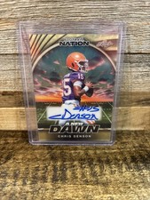 Marketplace image: 2025 Leaf Football Nation A New Dawn GOLD SUPERFRACTOR 1/1 Chris Denson Auto