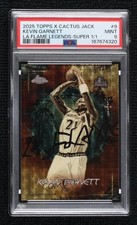 Marketplace image: 2025 Topps X Cactus Jack LA Flame Legends Superfractor 1/1 Kevin Garnett PSA 9
