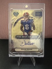 Marketplace image: Topps 2025 Bowman's Best Dallas Wilson Superfractor Auto 1/1 #BOA-DW Florida