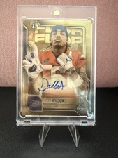 Marketplace image: 2025 Bowman Chrome U University DALLAS WILSON 1st SUPERFRACTOR Auto #1/1 GATORS