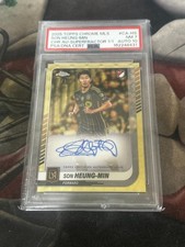 Marketplace image: Heung-Min Son 2025 Topps Chrome MLS PSA 7 Auto 10 1/1 Superfractor Auto #CA-HS