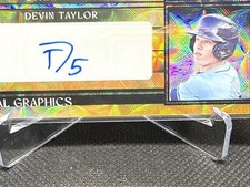 Marketplace image: Leaf Multi Ethan Petry Devin Taylor Auto RC Gold Superfractor 1/1 MASSIVE ERROR