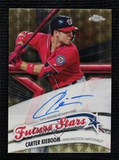 Marketplace image: 2020 Topps Chrome Future Stars Superfractor 1/1 Carter Kieboom #FSA-CK Auto 0c2
