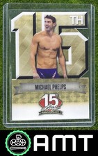 Marketplace image: Michael Phelps 2025 Leaf 15th Anniversary NSCC 1/1 Gold Circles Superfractor