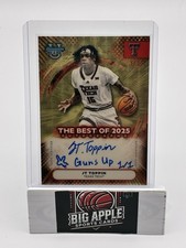 Marketplace image: 2025-26 Bowman University Best - Autographs JT Toppin #BA-JT Superfractor /1