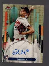 Marketplace image: 2025 David Festa Topps Finest FA-DF Superfractor 1/1 Auto RC Twins