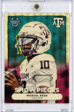 Marketplace image: 2025 Bowman's Best Marcel Reed 1/1 Superfractor Showpieces Texas A&M BS-5 NCAA