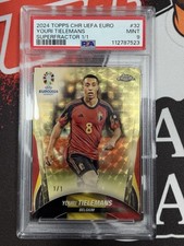 Current marketplace image for 2024 Topps Chrome #32 Youri Tielemans Superfractor 1/1