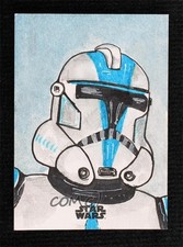 Marketplace image: 2024 Topps Chrome Star Wars 1/1 Unknown Artist Auto Sketch 1m1a