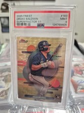 Marketplace image: 2025 Finest Superfractor 1/1 Drake Baldwin PSA 9