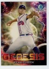 Marketplace image: 2021 Bowman Draft Genesis Superfractor 1/1 Ryan Cusick #GNS-2 r2y