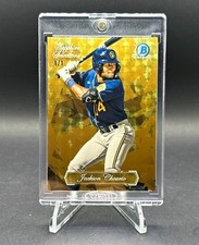 Marketplace image: 2023 Bowman Chrome Sapphire Selections Jackson Chourio Superfractor 1/1 Brewers