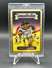Marketplace image: 2025 Topps Garbage Pail Kids Chasing Chourio 1/1 Superfractor Brewers