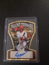 Marketplace image: 2026 PRO SET METAL TALENT TORNADO RAUDI RODRIGUEZ AUTO 1/1 Gold Superfractor