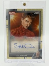 Marketplace image: 2026 Topps Chrome Marvel Spider-Man Steve McNiven Superfractor Artist Auto 1/1