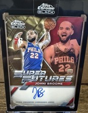 Marketplace image: 2026 Topps Chrome Black Johni Broome RC Super Futures Autograph SUPERFRACTOR 1/1