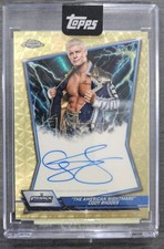 Marketplace image: 2026 Topps WWE Chrome "The American Nightmare" Cody Rhodes Superfractor Auto 1/1