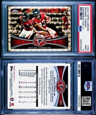 Marketplace image: 2012 Topps Chrome Michael Turner Superfractor 1/1 #130 PSA 9 Falcons w/ Julio