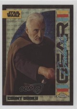 Marketplace image: 2024 Topps Chrome Star Wars Galactic Gear Superfractor 1/1 Count Dooku x3y