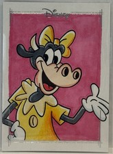 Marketplace image: 2026 Topps Chrome Disney Sketch Card Clarabelle Cow 1/1 Artist Crockett