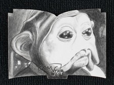 Marketplace image: 2023 Topps Chrome Star Wars Die-Cut Manga 1/1 Brett Farr A Auto Sketch 07qw