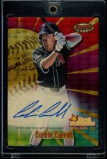 Marketplace image: 2025 Bowmans Best - Best Performances CORBIN CARROLL SUPERFRACTOR 1/1 AUTO
