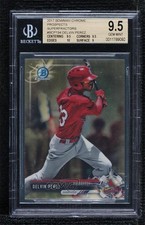 Marketplace image: 2017 Bowman Chrome Prospects Superfractor 1/1 Delvin Perez BGS 9.5 GEM MINT 4f5