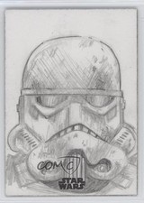 Marketplace image: 2024 Topps Chrome Star Wars 1/1 Oscar Chavez Auto Sketch 1m1a