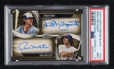 Marketplace image: 2025 Topps Chrome Black Dual Auto Superfractor 1/1 Molitor & Yount PSA 9 MINT