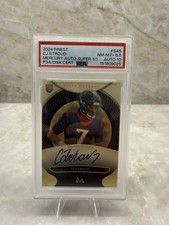 Marketplace image: 2024 Topps Finest Mercury CJ Stroud Superfractor Auto 1/1 PSA 8.5 AUTO 10