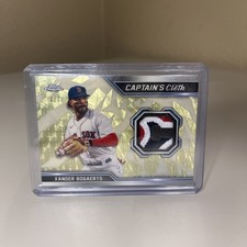 Current marketplace image for 2021 Topps Chrome #CCR-XB Xander Bogaerts Captain's Cloth Superfractor 1/1