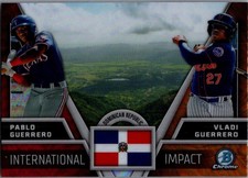 Current marketplace image for 2024 Bowman Chrome #II-2 Vladi Guerrero Superfractor