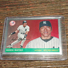 Marketplace image: Topps 2005 Chrome Hideki Matsui #228 New York Yankees Superfractor Auto Card