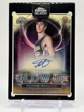 Marketplace image: 2025-26 Topps Chrome Black Maxime Raynaud Glow-Up Auto Superfractor 1/1 🔥🔥🔥