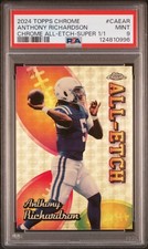 Marketplace image: 2024 Topps Chrome All-Etch SuperFractor 1/1 Anthony Richardson SSP PSA 9 JW1