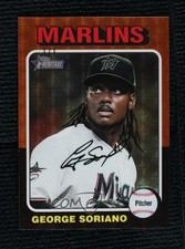 Marketplace image: 2024 Topps Heritage High Number Chrome Superfractor 1/1 George Soriano #133 yl0